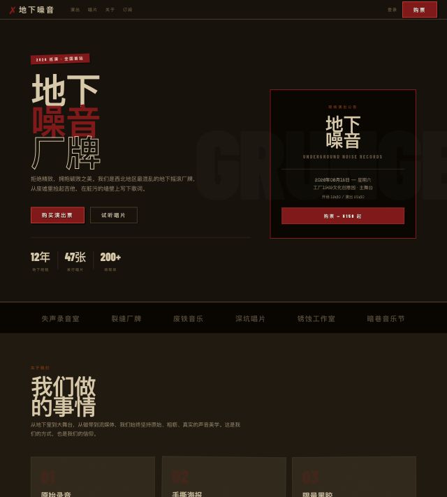 Grunge Design System